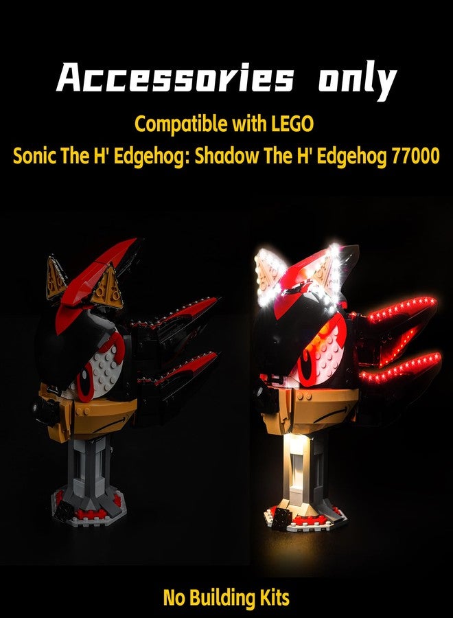 BrickBling LED Lighting Kit Only, Compatible with Lego Sonic The H' Edgehog: Shadow The H' Edgehog (NO Model), Lights Compatible with Lego 77000 Play Set (Classic Version Light) - Image 3